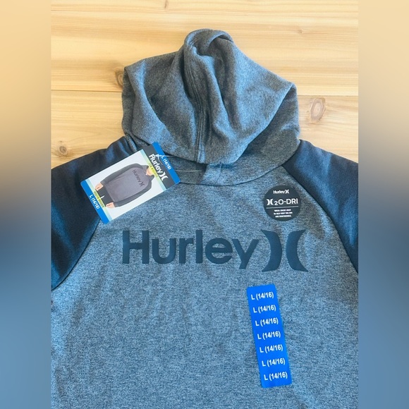 NWT HURLEY Boys Hoodie Size Large 14/16 - Picture 2 of 9